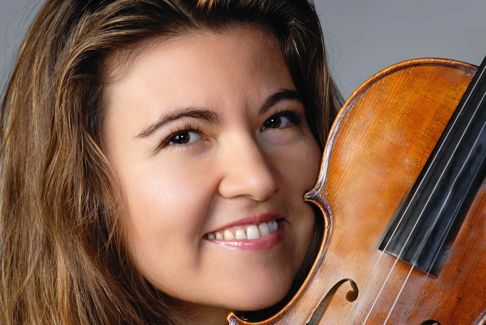 professional headshot of female violinist