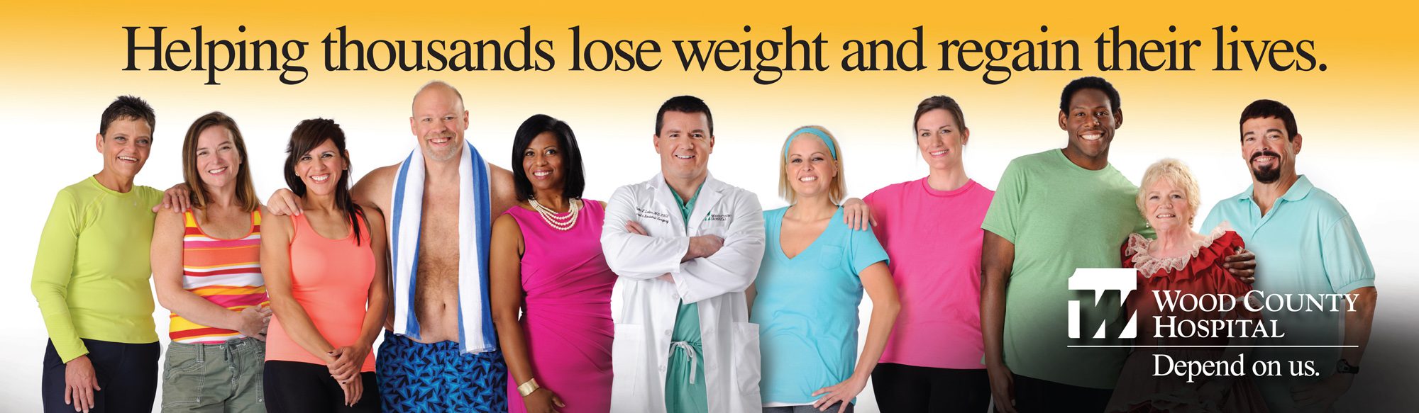 Wood County Hospital billboard for weightloss
