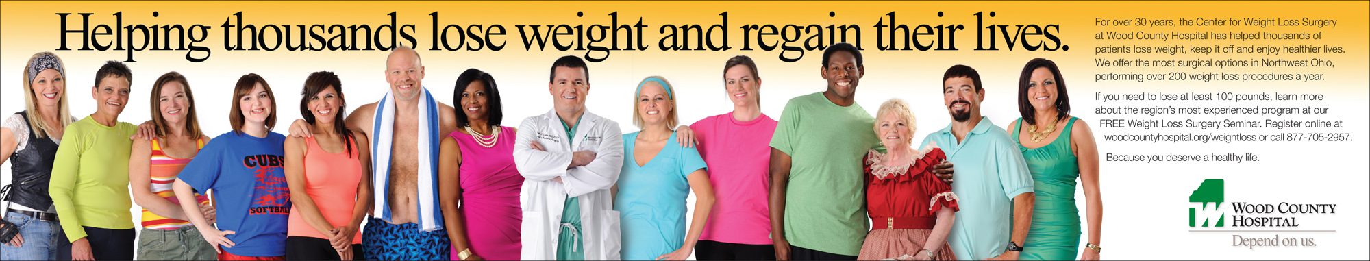 Weight loss patients with doc for billboard 2